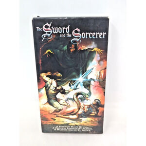 The Sword and the Sorcerer VHS~ an epic of revenge & magic RARE SCFI 1982 Anchor